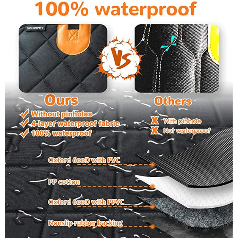 Waterproof Dog Car Seat Cover with Front Flap  (1 piece)