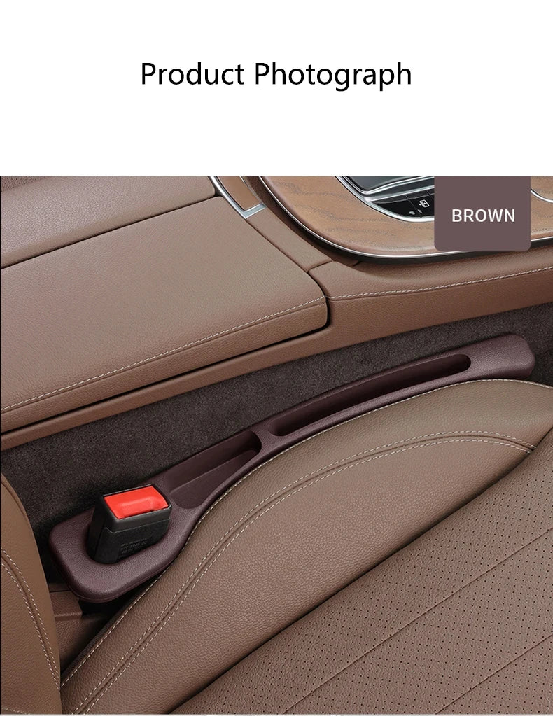 2pcs Car Seat Gap Filler Organizer