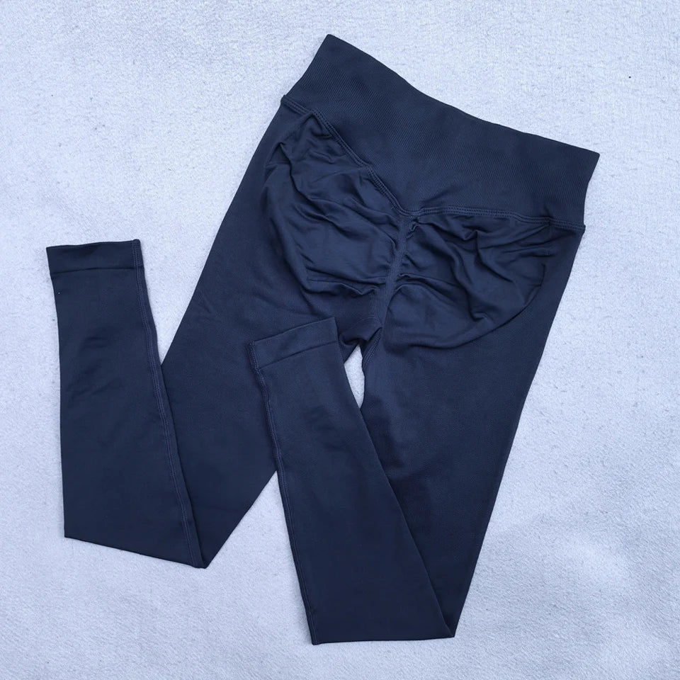 Women's Lifting Leggings with Low Ribbed Waistband