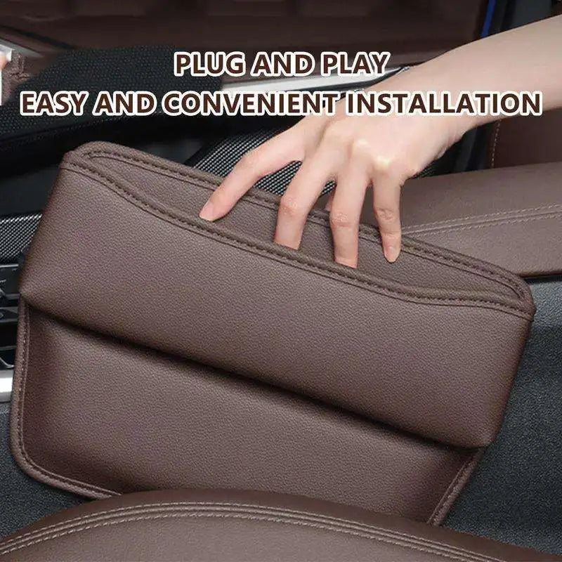 Leather Car Seat Gap Organizer