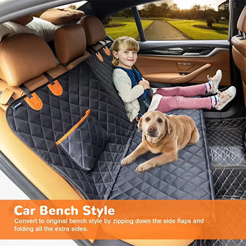 Waterproof Dog Car Seat Cover with Front Flap  (1 piece)