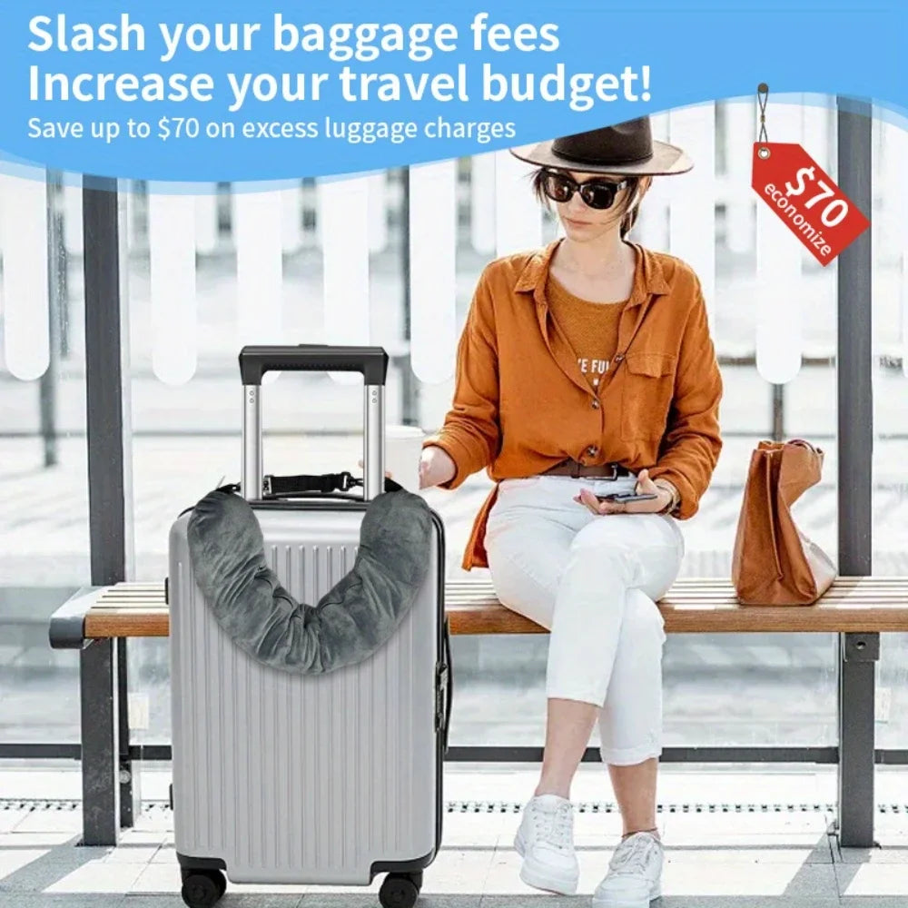 Travel Pillow With Storage Pouch (1 piece)