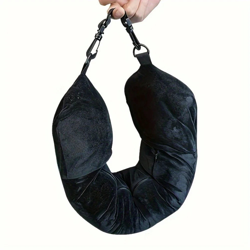 Travel Pillow With Storage Pouch (1 piece)