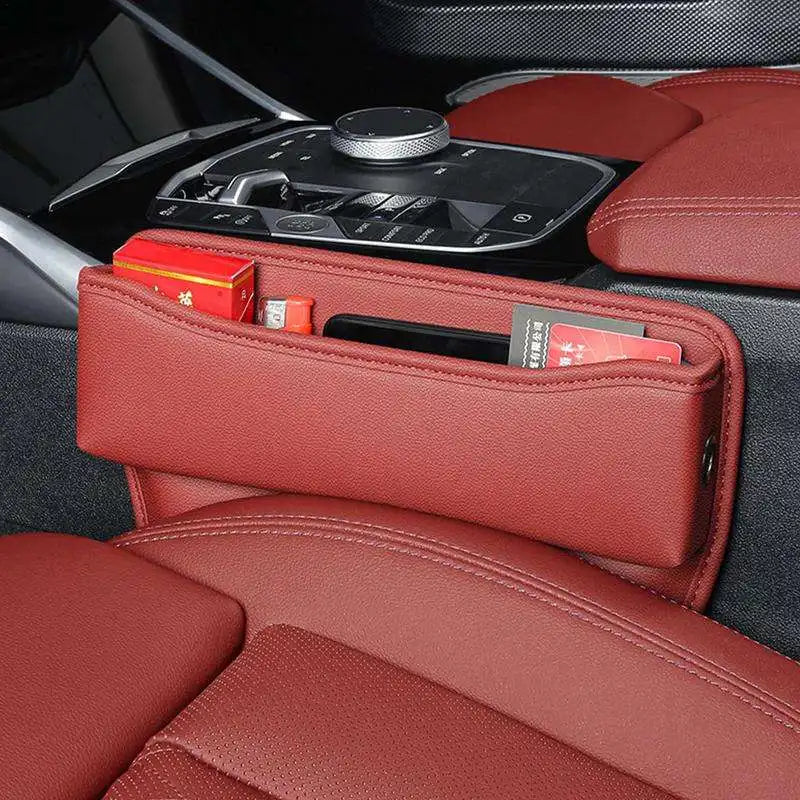 Leather Car Seat Gap Organizer