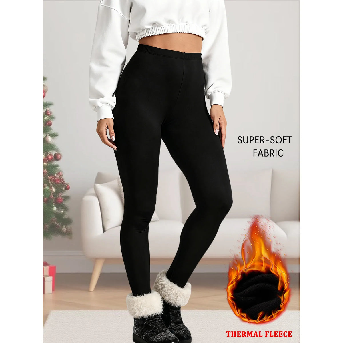 Women's Thermal Fleece Lined Leggings