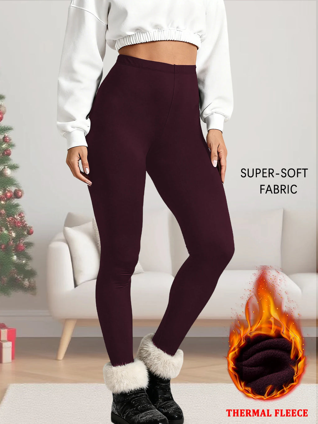 Women's Thermal Fleece Lined Leggings
