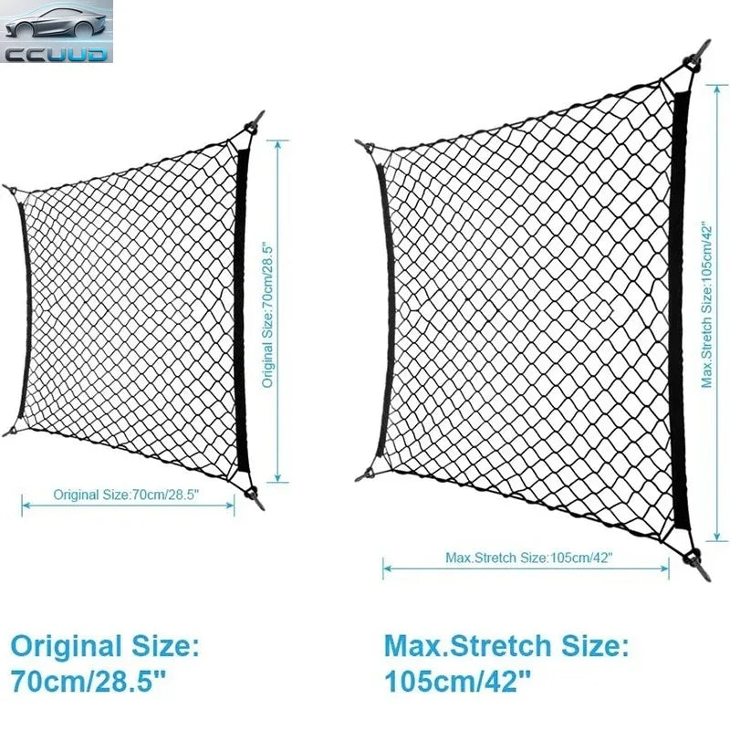 Nylon Car Rear Cargo Net (1 piece)