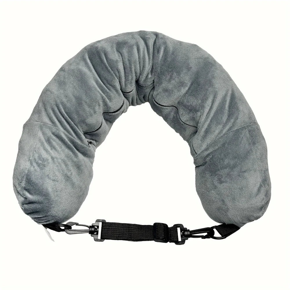 Travel Pillow With Storage Pouch (1 piece)