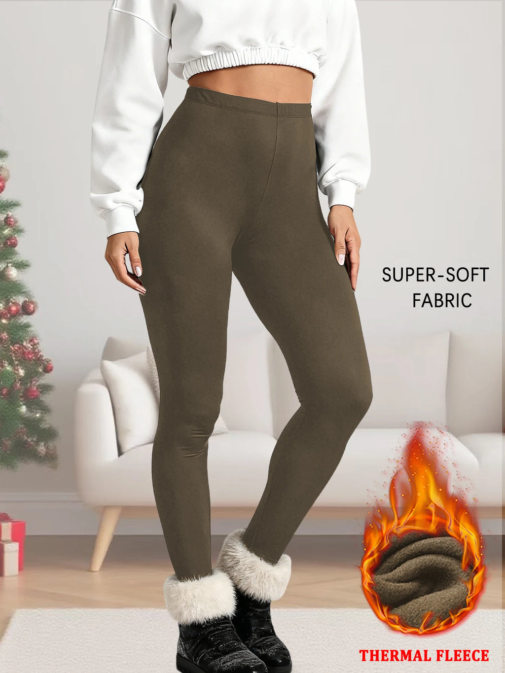 Women's Thermal Fleece Lined Leggings